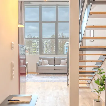 Simply Urban Loft Living, Tiefgarage, Terrasse, Glasfaser Wlan 公寓 *